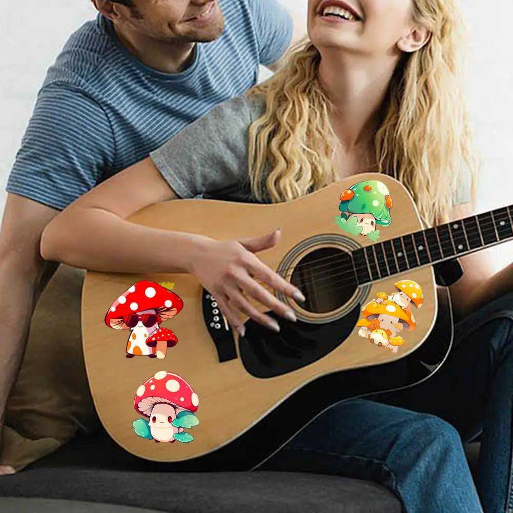 Mushroom Stickers Graffiti Sticker 50pcs Cartoon Mushroom Pattern Stickers for Water Bottles Laptops Notebooks Cute for Teen