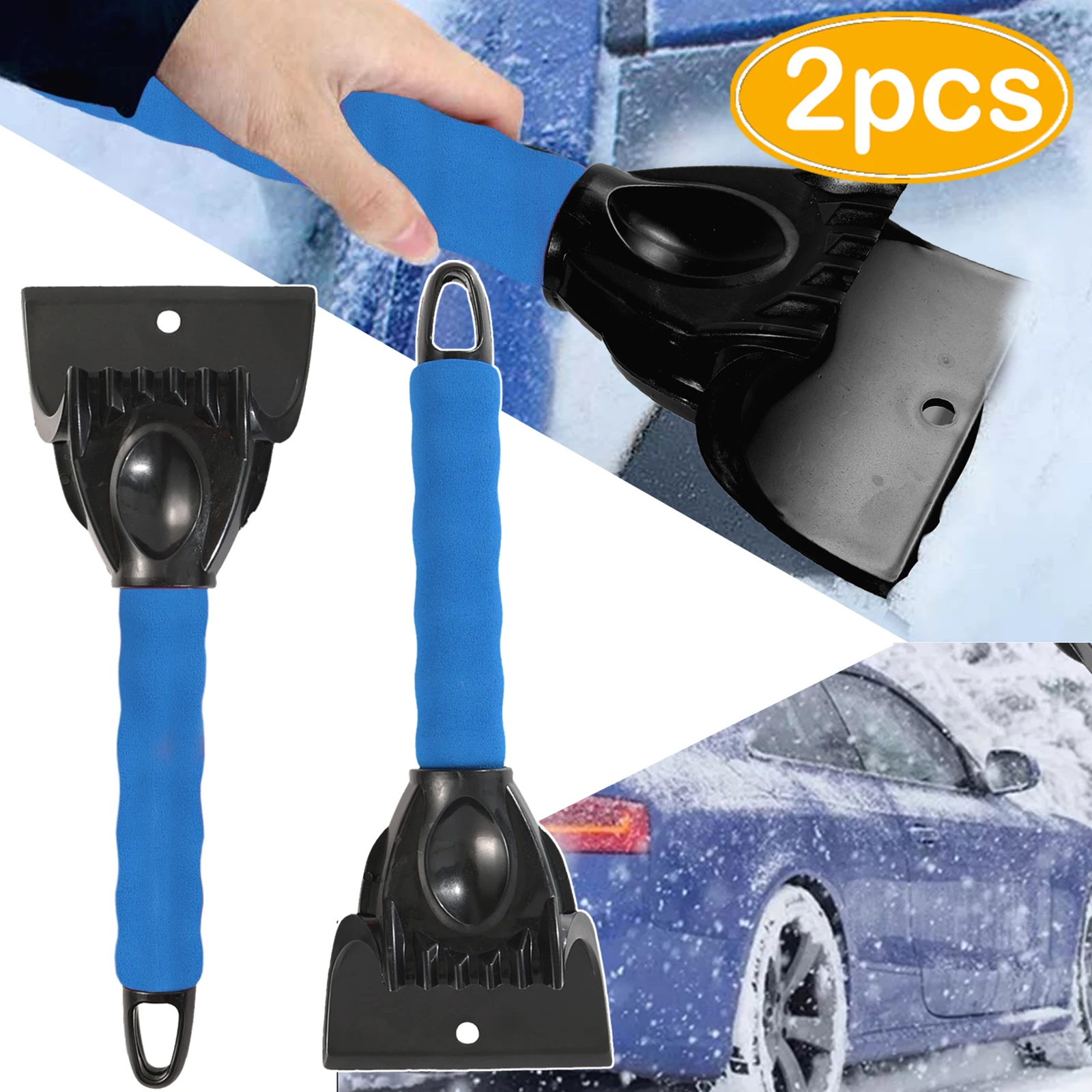 Herramienta rápida para parabrisas de hielo para coche, raspador de limpieza, accesorios de vidrio, cepillo para ventana, nieve de invierno, pala automática, Kit removedor de hielo, pieza