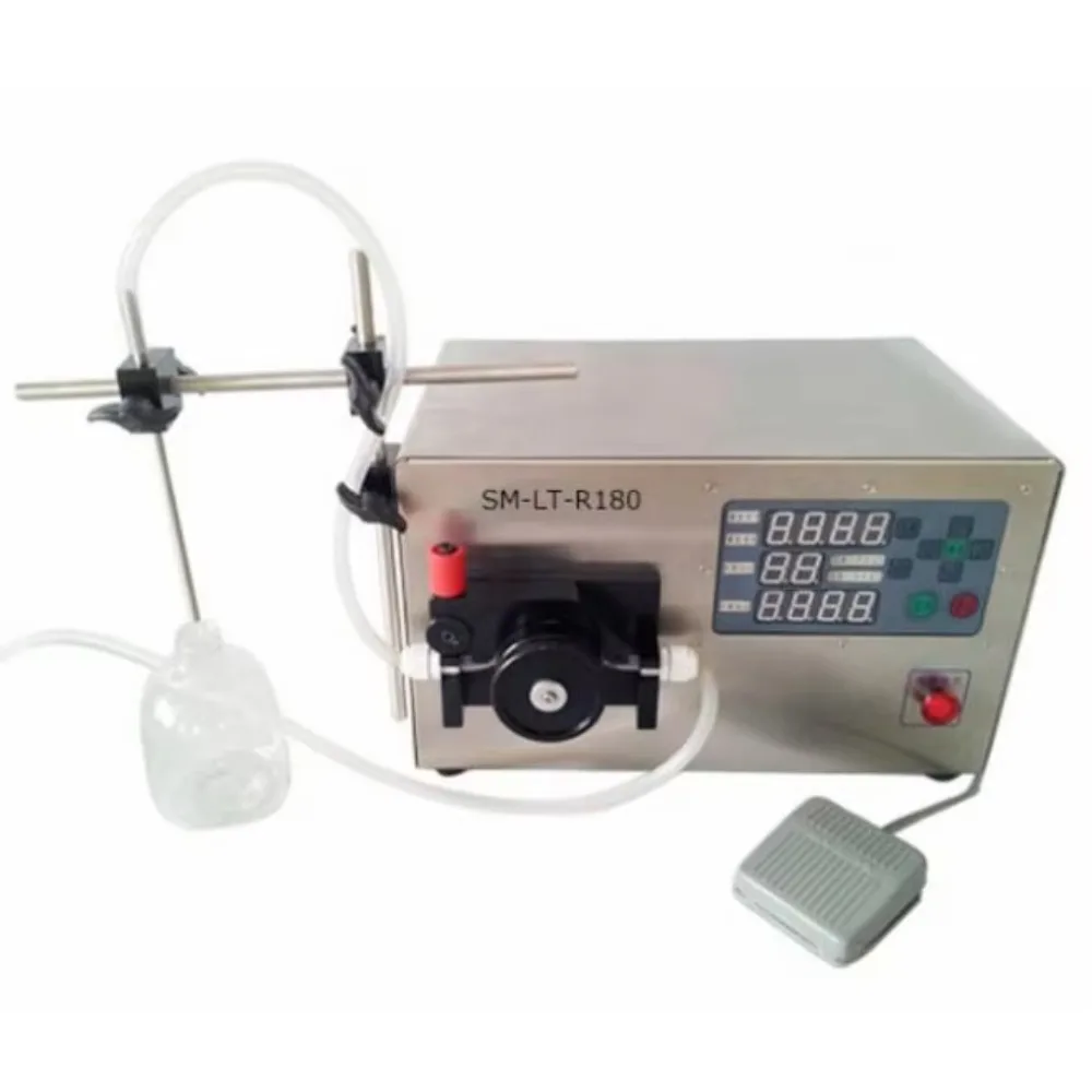 SM-LT-R180 High Precision Micro-Volume Peristaltic Pump Filler | Small Liquid Dosing System for Lab/Desktop Use