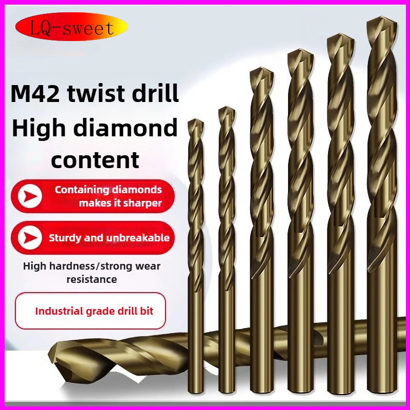 

Высокая твердость, высокое содержание кобальта, спиральное сверло M42, специальная ручная дрель из нержавеющей стали