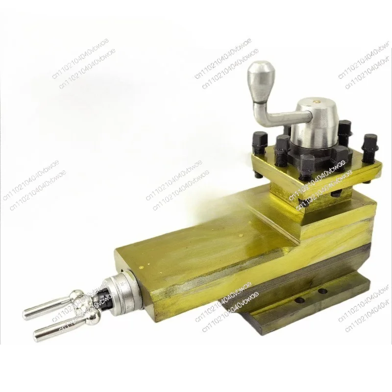 Machine Tool Accessories CY6140 CY6150 Tool Holder Assembly, Lathe Small Pallet, Drag Plate Tool Holder Assembly Four Holes