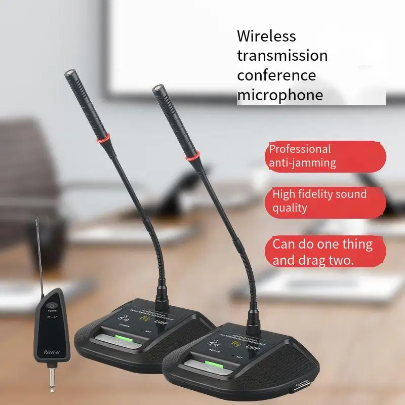 ميكروفون مؤتمرات لاسلكي للتدريس والفصول الدراسية والتدريب والبث والكلام - سطح مكتب سعوي متعدد الاتجاهات #2