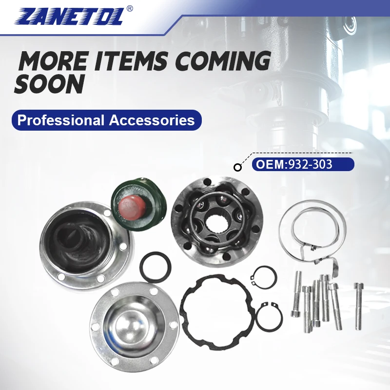 

ZANETOL CV Joint Model Parts for DODGE DAKOTA 2001~2007 for JEEP GRAND CHEROKEE 2005~2010 932-303 932303 52105728AD 52105758AD