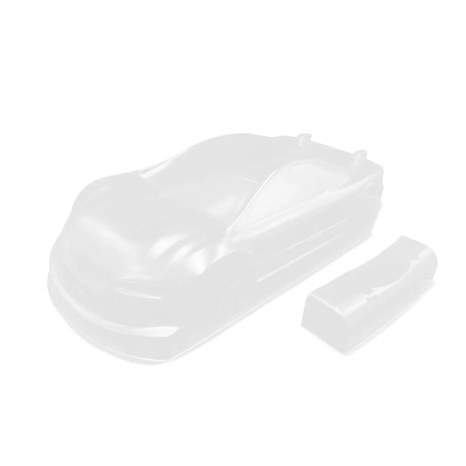 225mm Rozstaw osi Karoseria do 1/10 RC Drifts Car Trwała obudowa karoserii DIY Niepomalowana 1:10 RC Płaska obudowa samochodu sportowego