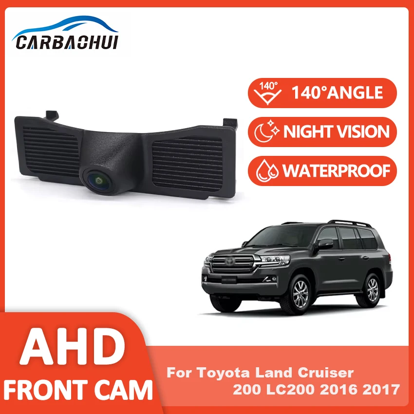 

HD AHD CVBS 1080P Car Front View Camera Parking Logo Camera For Toyota Land Cruiser 200 LC200 2016 2017