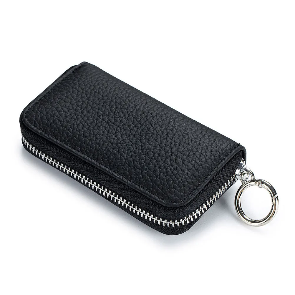 

Key Pouch for Car Keys Multi-Functional Key Holder Wallet Soft Construction with Metal Buckle for Long-Lasting Use and