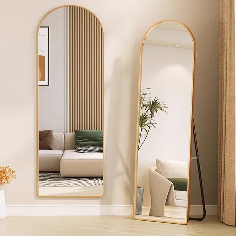 

Full Body Mirrors Living Room Girls Makeup Bedroom Rectangle Bathroom Wall Hanging Mirror Vanity Floor Espejos Room Decoration