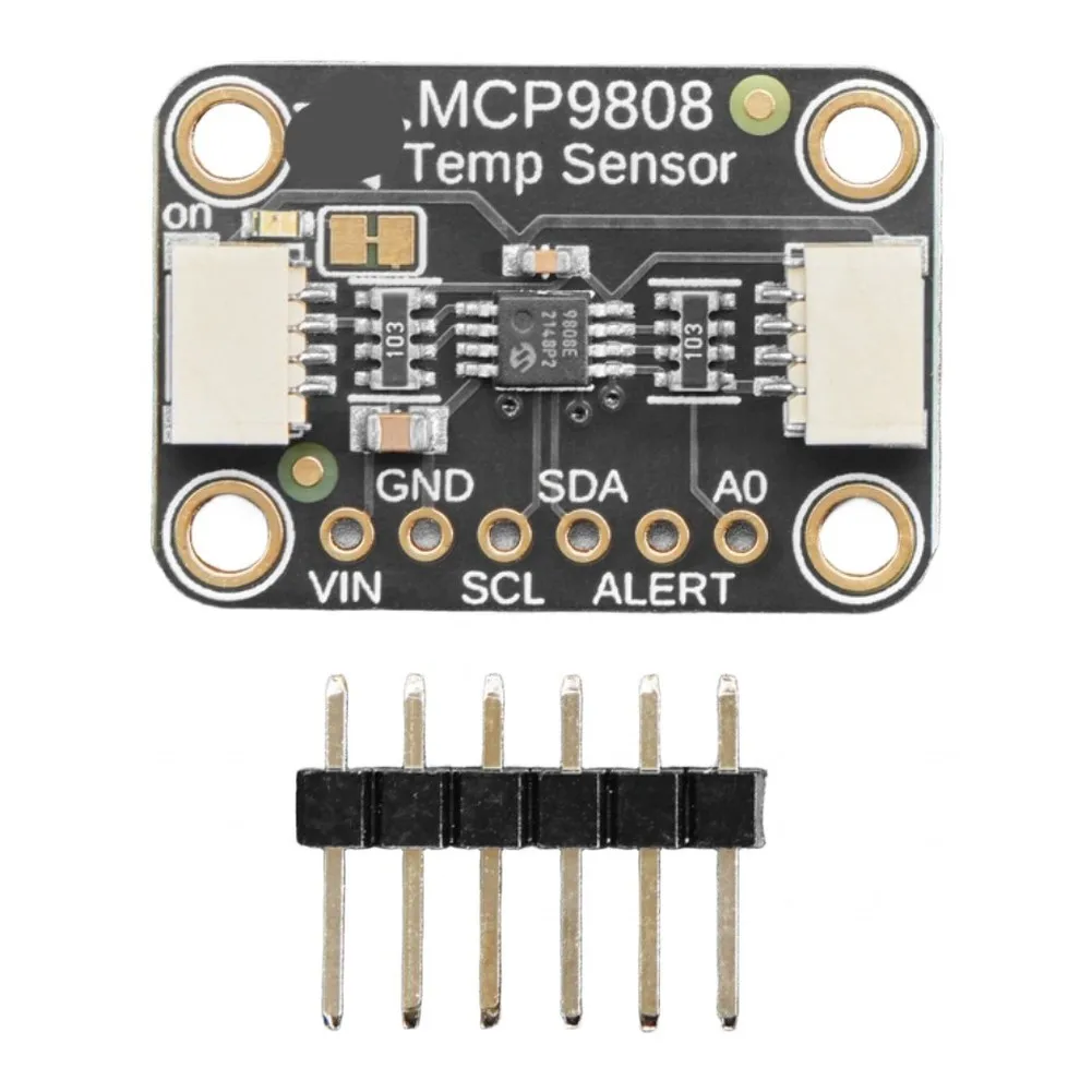 MCP9808 I2C Temperature Sensor Splitter Board For Breakout Board For Stemma QT For Qwiic Microcontrollers Development Platforms