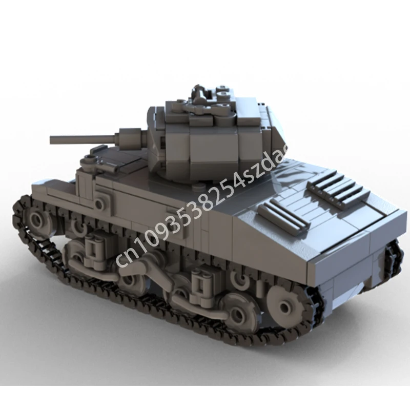 

462pcs MOC Australian Experimental Light Tank Building Blocks Plastic Space imagination up Christmas toy Gift STEM Assemble