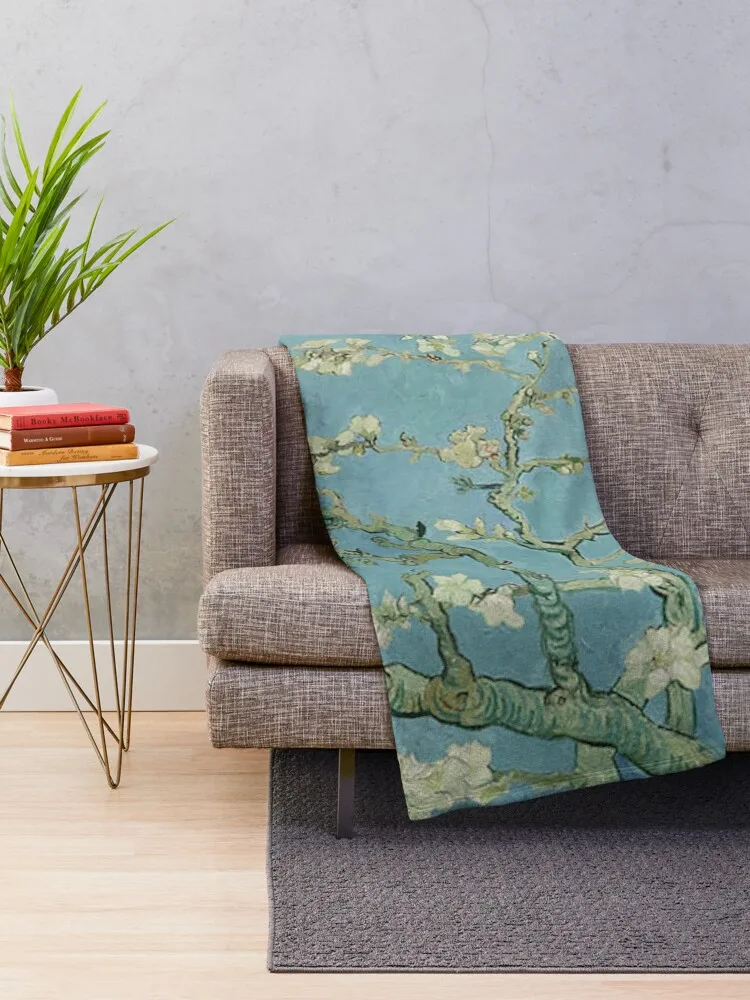 ALMOND BLOSSOM - VAN GOGH Throw Blanket Thermal Blanket Sofas Flannels Blanket