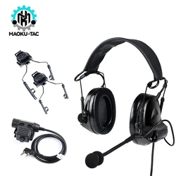 Tactical COMTAC Ⅱ C2 Anti Lärm Headset Headworn Helm Outdoor Intercom Kommunikation Noise Reduction Kopfhörer Mit Mikrofon