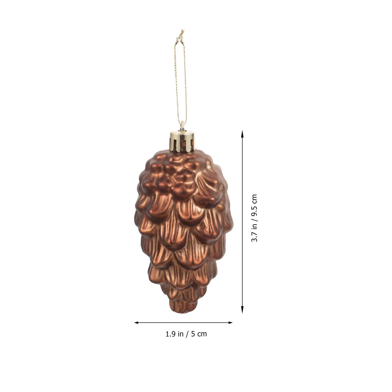 8 Pcs Christmas Balls Tree Ornaments Clearance Holiday Decorations Ladder Pine Cone Plastic Cones Hanging Fall