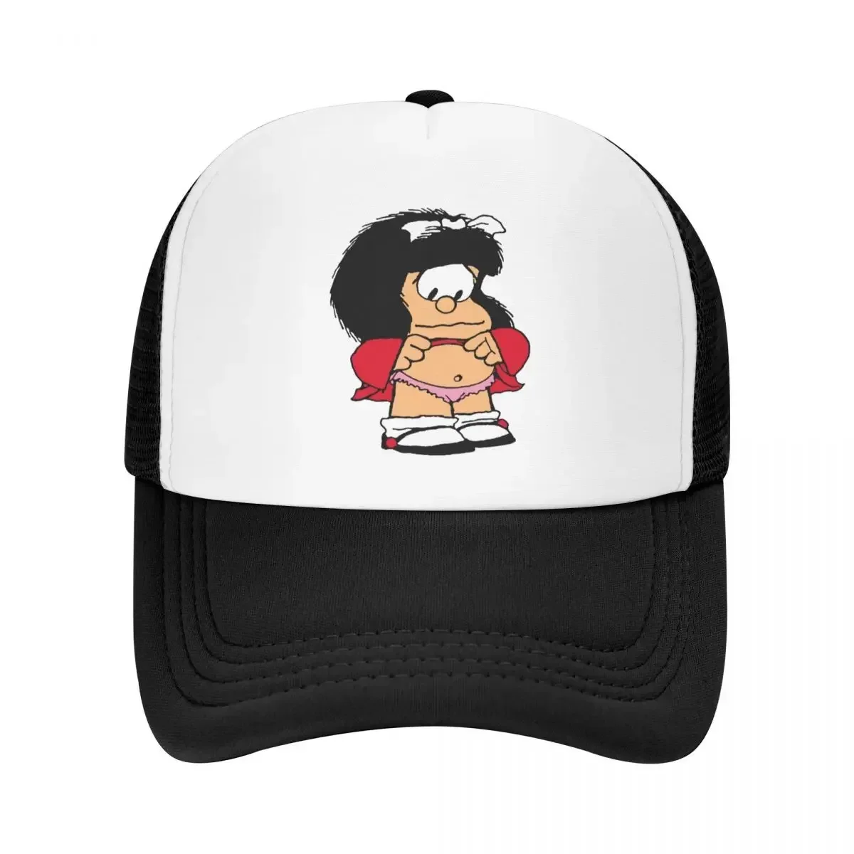 novo-bone-trucker-personalizado-quino-comic-cartoon-mafalda-para-mulheres-e-homens-ajustavel-bone-de-beisebol-adulto-para-atividades-ao-ar-livre