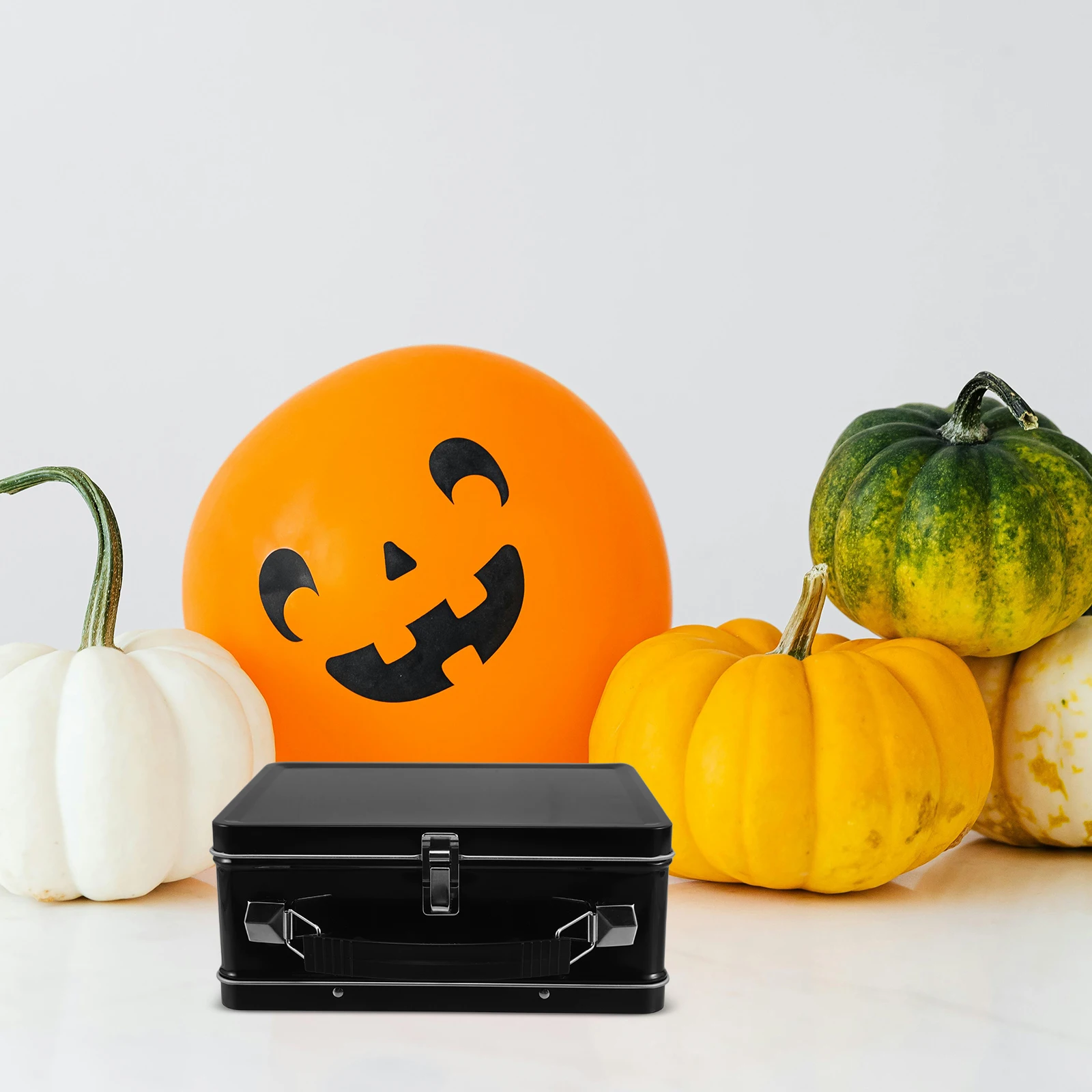 

Vintage Gift Storage Tin Box Metal Organizer for Accessories and Trinkets Unique Design Keepsake Home Decor