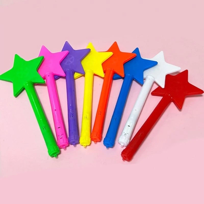 54DA 5pcs Star Glow Wand Led Glow Light Up Sticks For Party Star Light up Wand Glow Light Up Batons