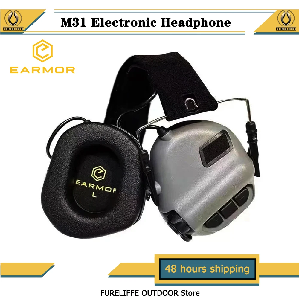 

EARMOR M31 Electronic Earmuffs，Suppresses Harmful Noise Hearing Protection Headset，Hunting Shooting Sports Tactical Headphones