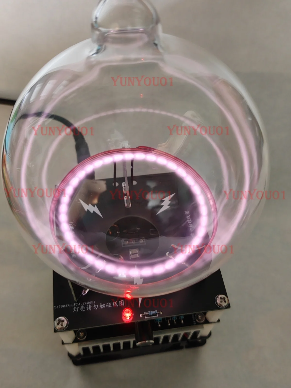 

Plasma Ring Tesla Ring Plasma Ark Reactor Inert Gas Luminescent Ball Ion Ball
