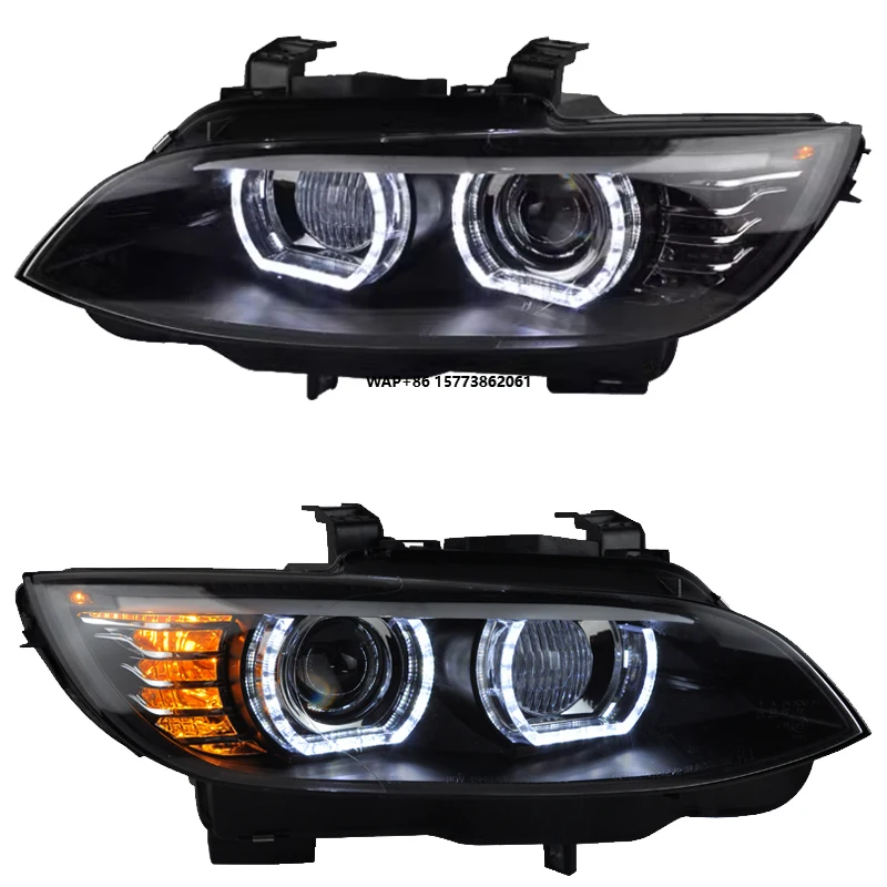 

2 Pieces Compatible for M3 E92 2006 2013 LED Head Lamp Durable Front Head Light Auto Parts Upgrade E93 LED Headlights