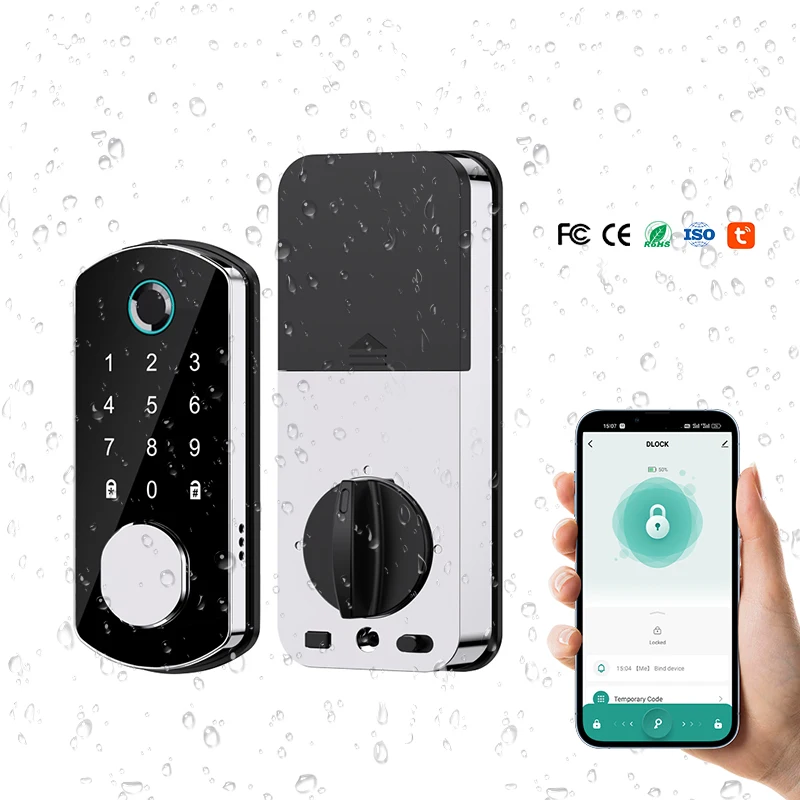 Remote dead TT keypad code pin combination number ttlock app password price manufacturer digital smart deadbolt door lock