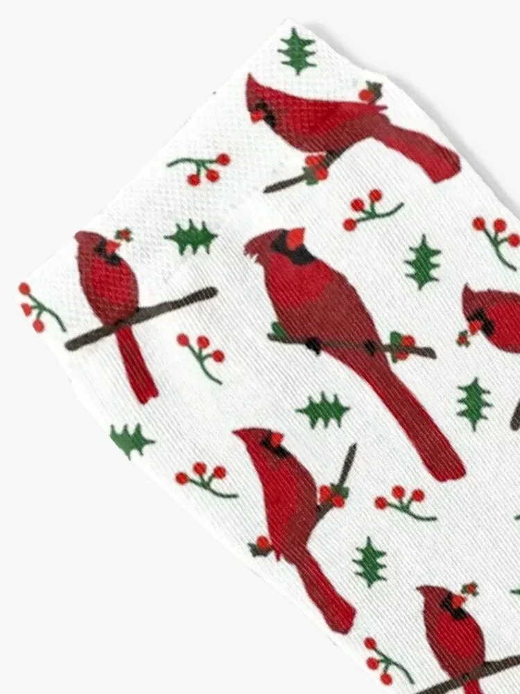 Winter Cardinal Socks essential luxe anime Socks For Man Women's