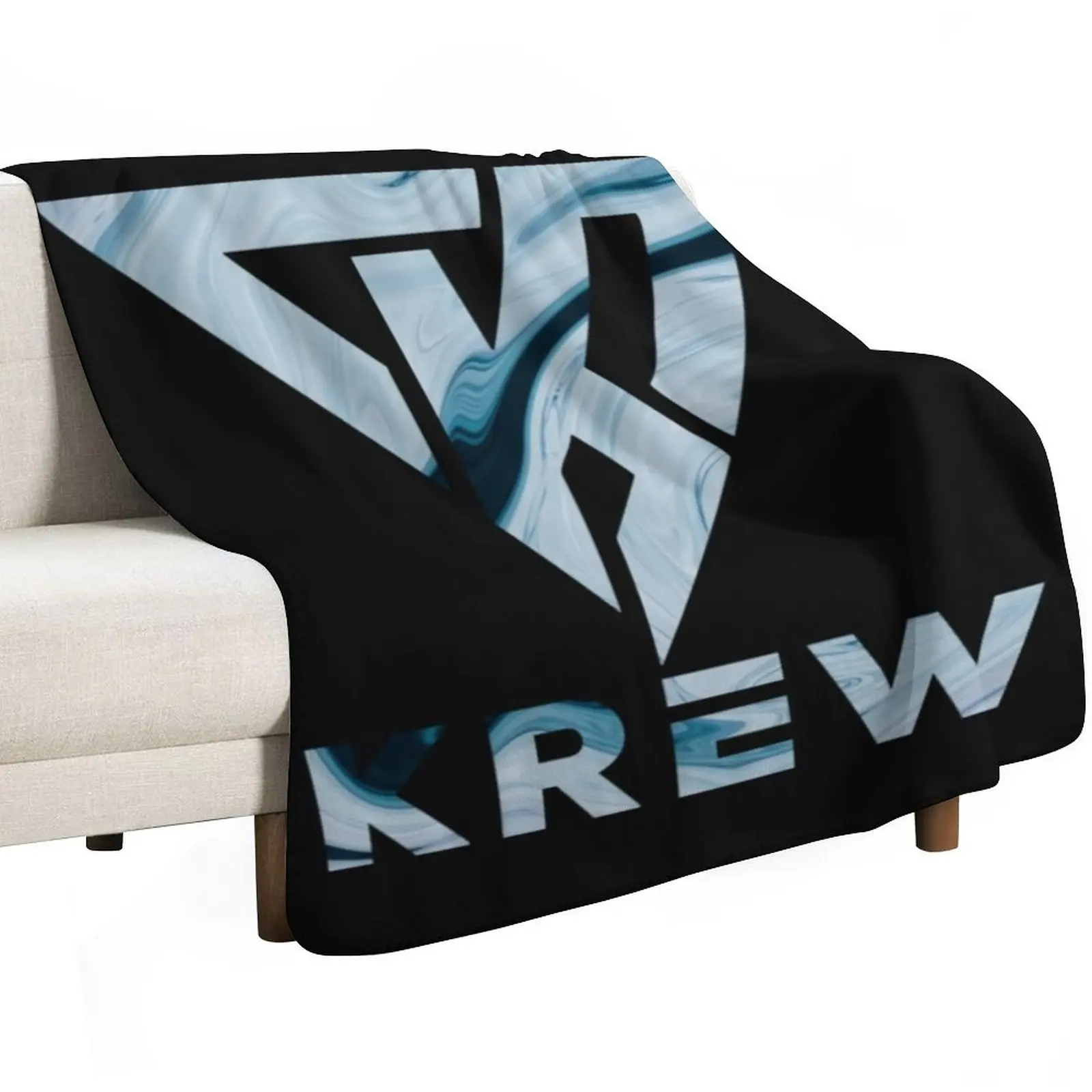 Funneh And The Krew T-ShirtKrew Logo Throw Blanket Multi-Purpose Stuffeds anime Personalized Gift Summer Beddings Blankets