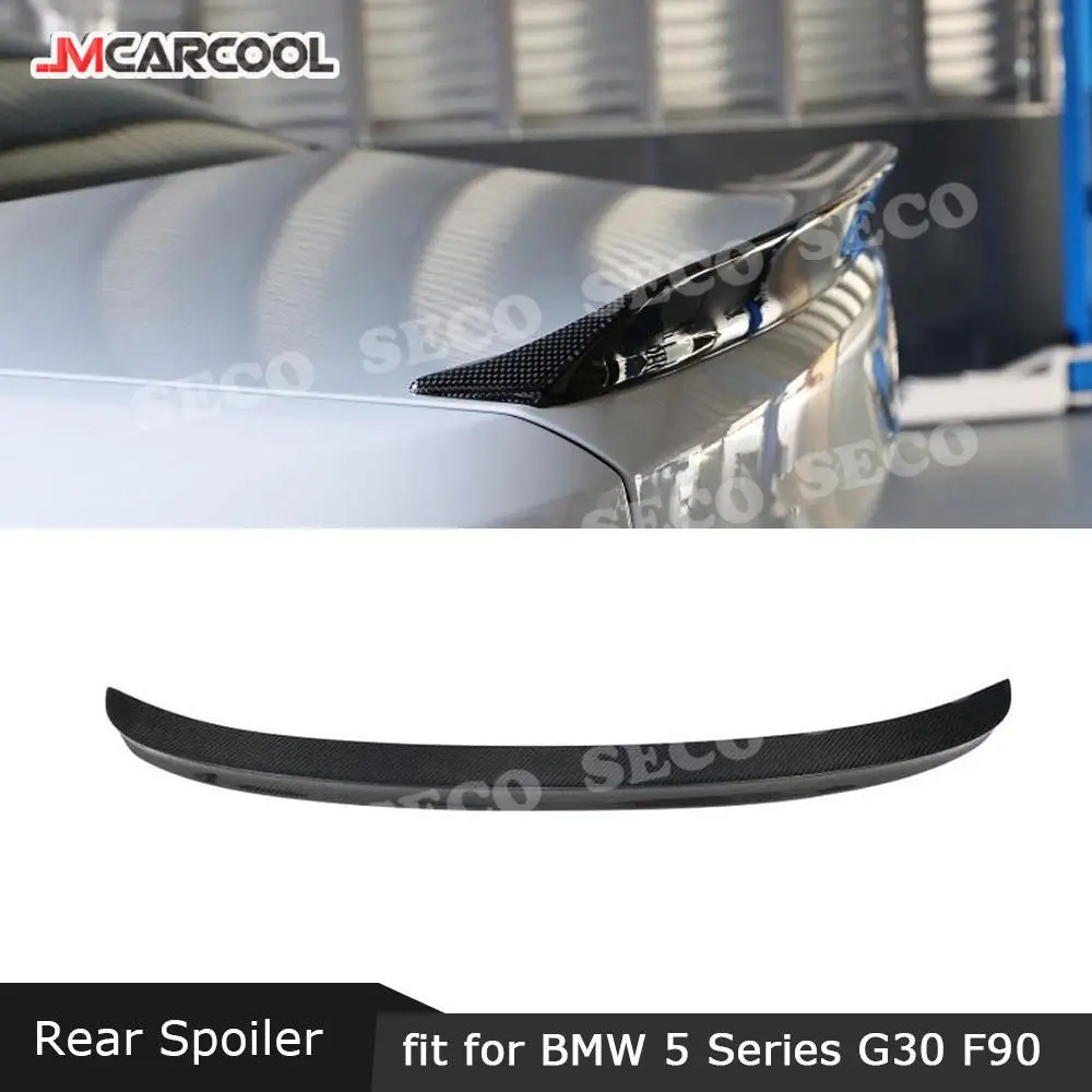 

For BMW 5 Series G30 F90 M5 Sedan 2017 -2019 Rear Spoiler Wings Dry Carbon fiber / FRP Trunk Boot Exterior Decoration