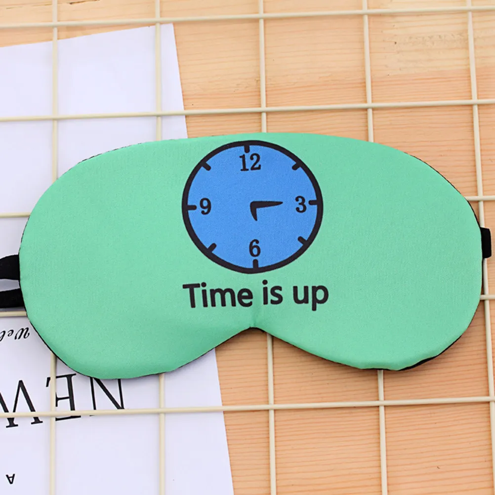 

Набор из 5 масок для сна с мультяшным дизайном, легкие, мягкие, из полиэфирного волокна, для снятия бессонницы, от темных кругов под глазами, хит продаж