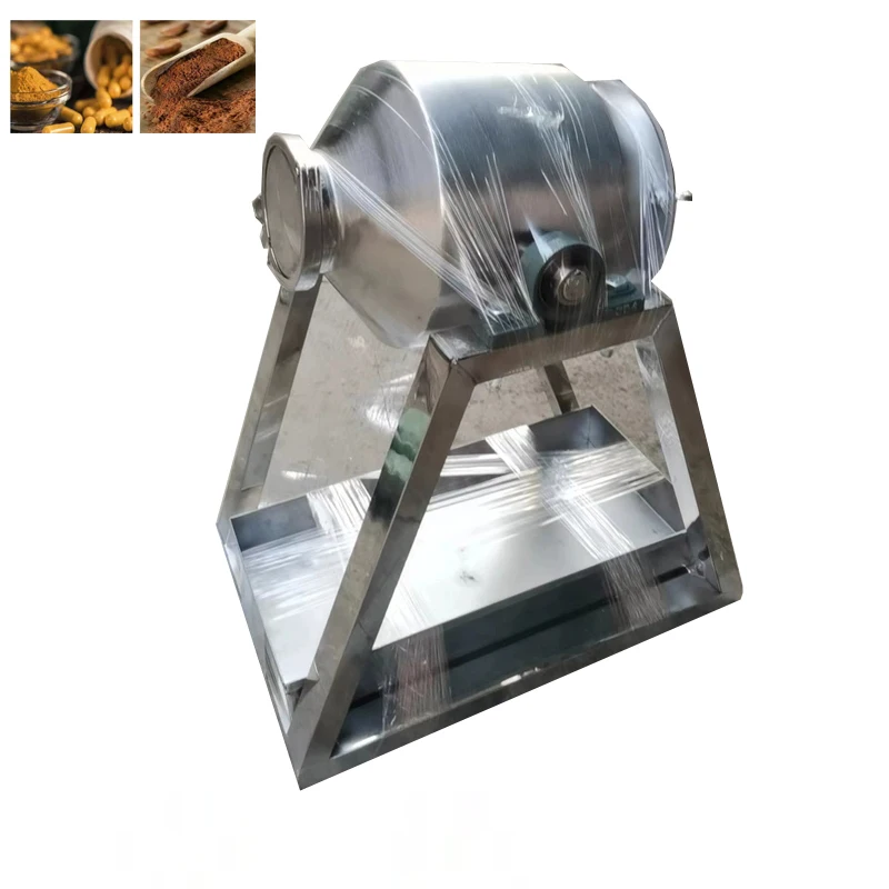 5L Small Powder Mixing Machine Manual Rotary Drum Powder Mixer Nail Powder Mixing Machine 360 Degree Hot Sale Equipment