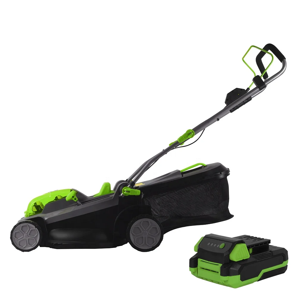 20V Hand Push Weed Eaters 17 inch Battery Grass Cutter Machine Cordless Lawn Mower