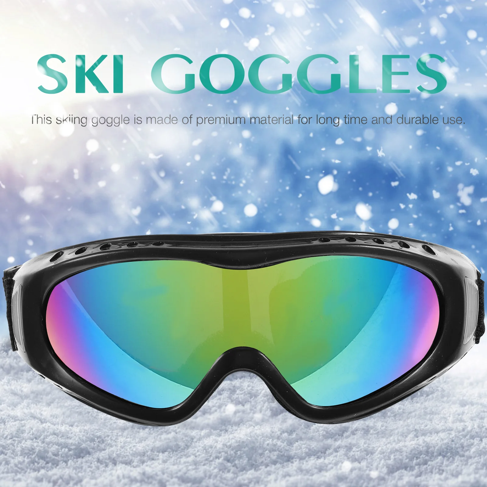 

1 Pair Skiing Goggles Premium Anti-Glare Sports Eyewear For Outdoor Travel Cycling Mountain Climbing Snowboard Riding
