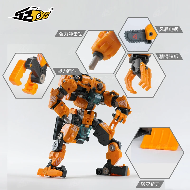 

52TOYS MEGABOX MB-12 MB-12DE LANDBREAKER Деформационный робот, преобразующий в меха и кубе, экшн-фигурка, коллекционные подарки