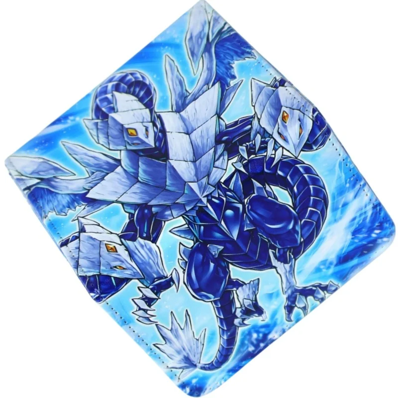 Trishula Dragon of The Ice Barrier Card Case Yu-Gi-Oh! Diy Leather Action Toy Figures Anime Game Collection Storage Box Gift