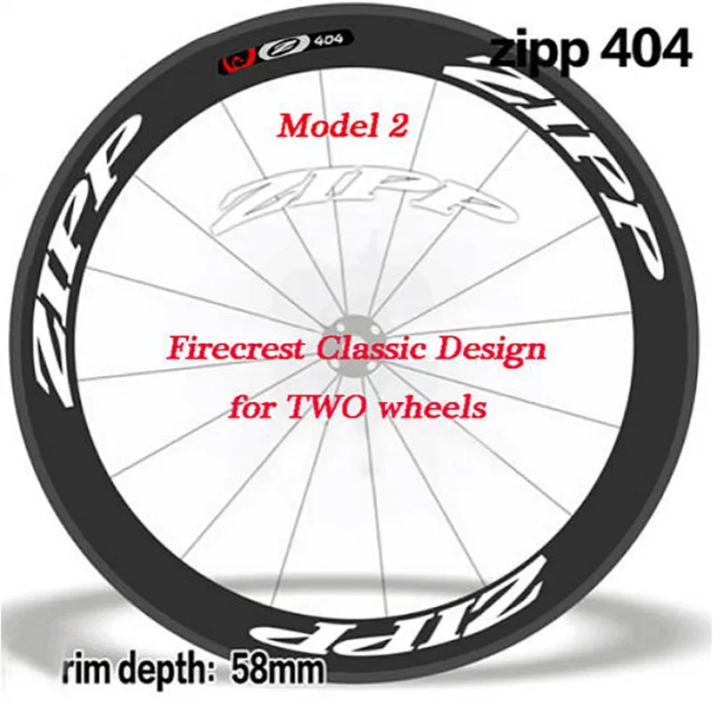 Wheels Stickers for 404 Model 1/2 Vinyl Antifade Paint Protection Sticker Road Bike Cycling Accessories Rim Decals