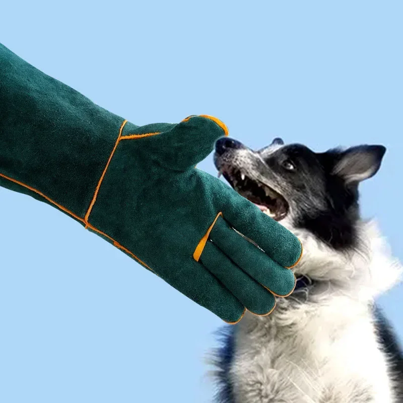 Bite resistant animal gloves Multi-purpose pet gloves Welding treatment training dog safety gloves