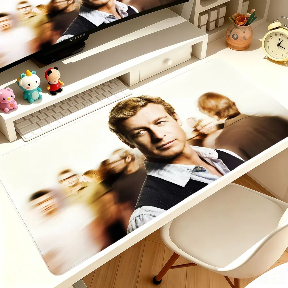 Popular TV The Mentalist Mouse Pad Large Non-slip Lockedge Desktop Computer Desk Mat Keyboard MousePad Office Gamer Student Gift