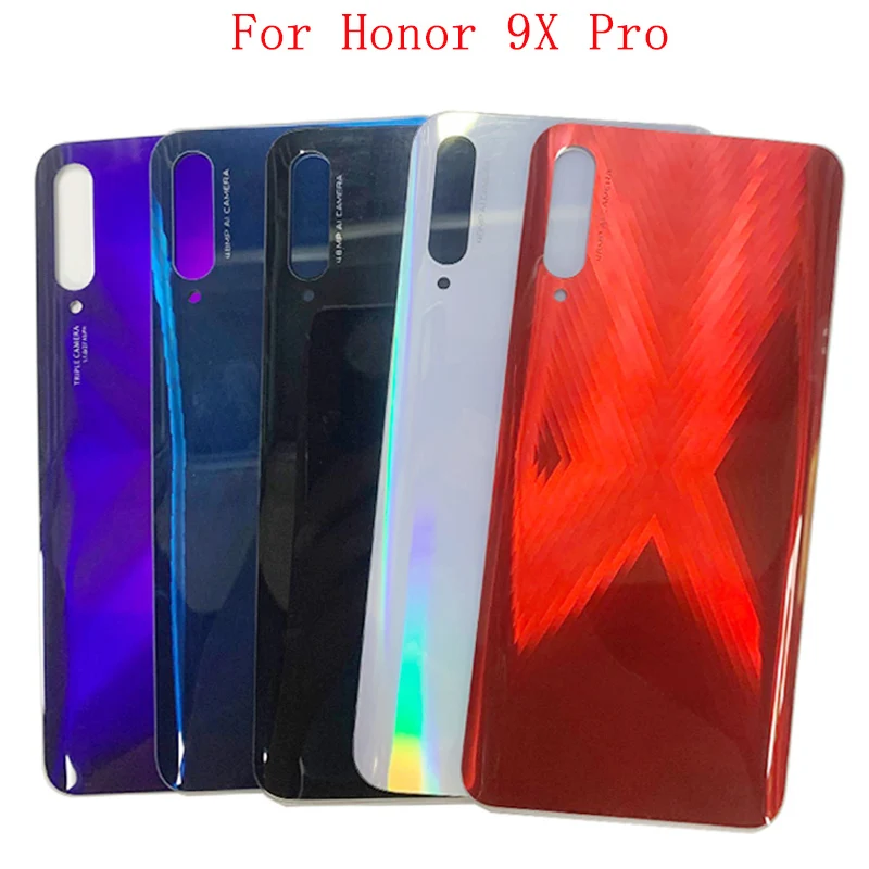 

Back Cover Rear Door Housing Case For Honor 9X Pro Battery Cover with Logo Repair Parts