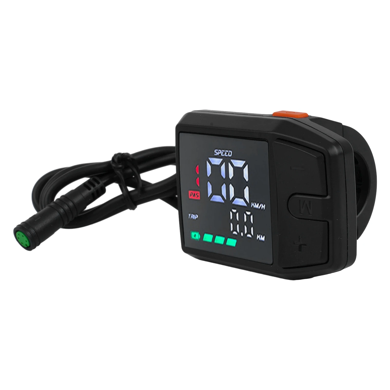 Electric LCD Display Waterproof Electric Bicycle Display Meter LCD Panel Perfect Replacement Accessory ABS Shell Safe Use
