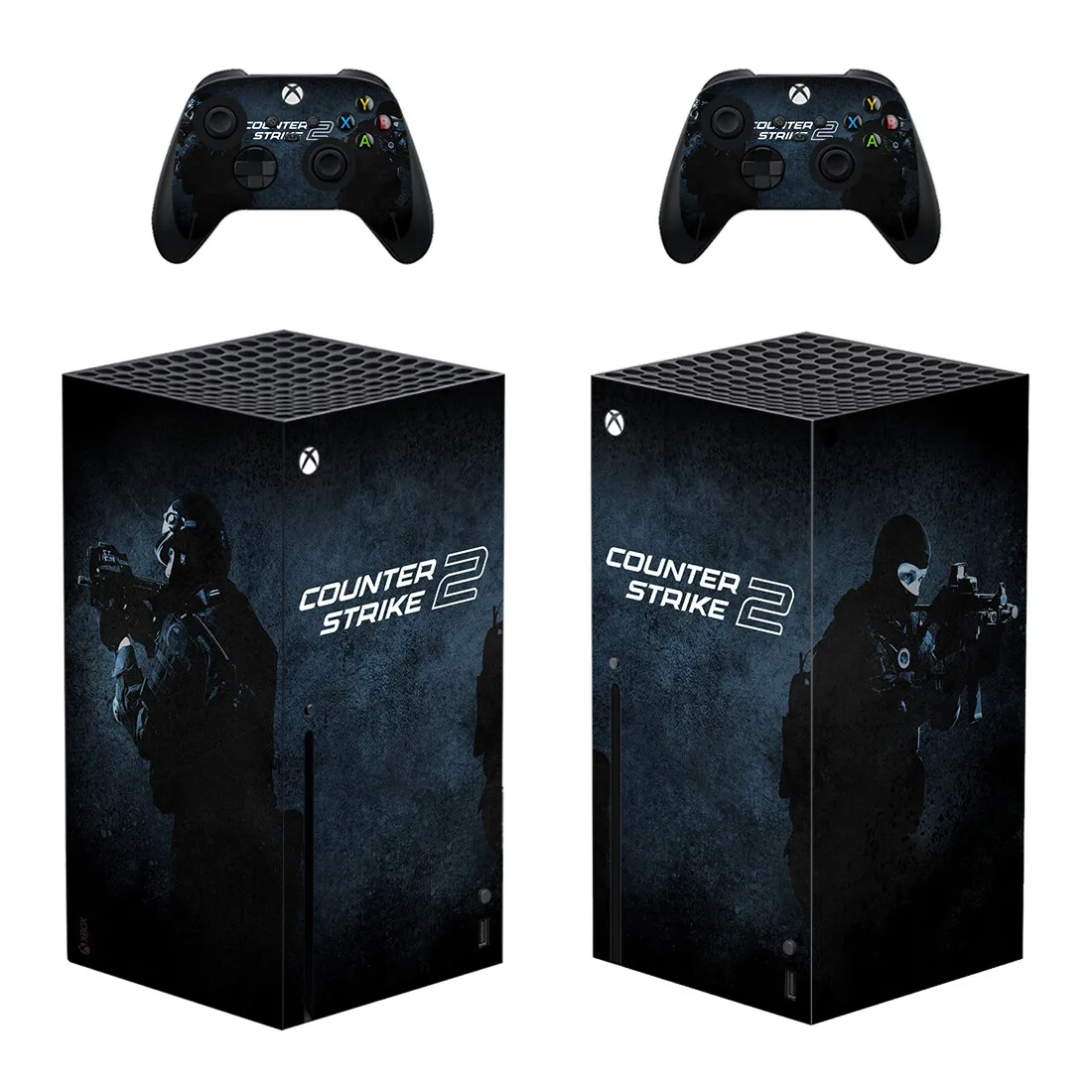 CSGO CS GO Counter Strike Skin Sticker Decal Cover for Xbox Series X Console and 2 Controllers Skins Vinyl