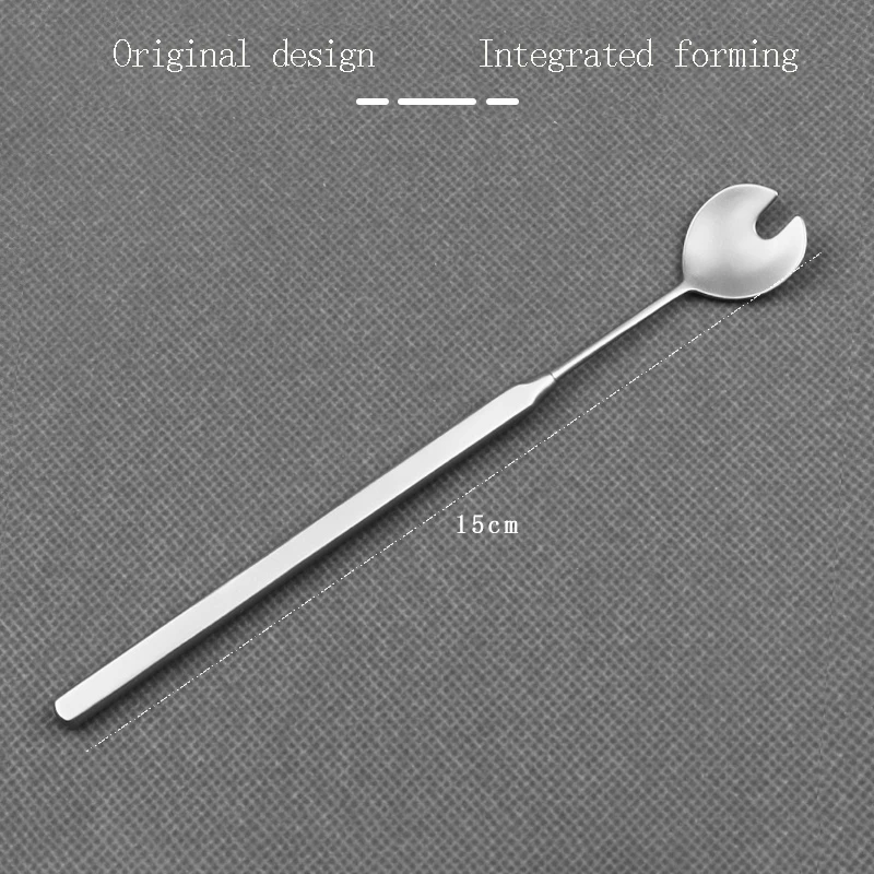 Stainless steel eyeball extractor Professional microophthalmic instrument curette scrape the optic nerve meibomian gland