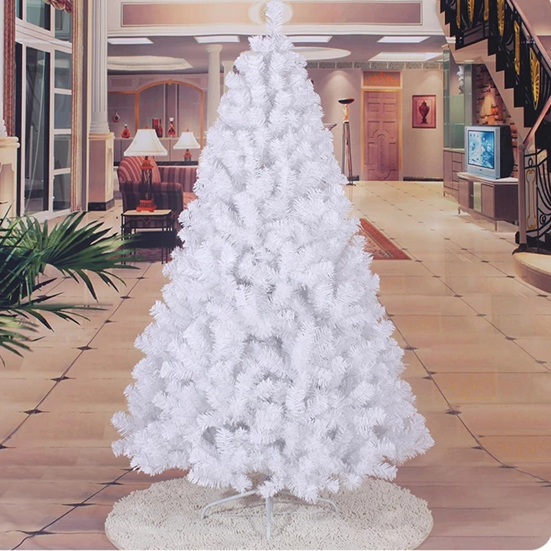 White Encryption Christmas Tree Home Decor Ornaments Crafts Figurine Party Supplies New Year Decoration