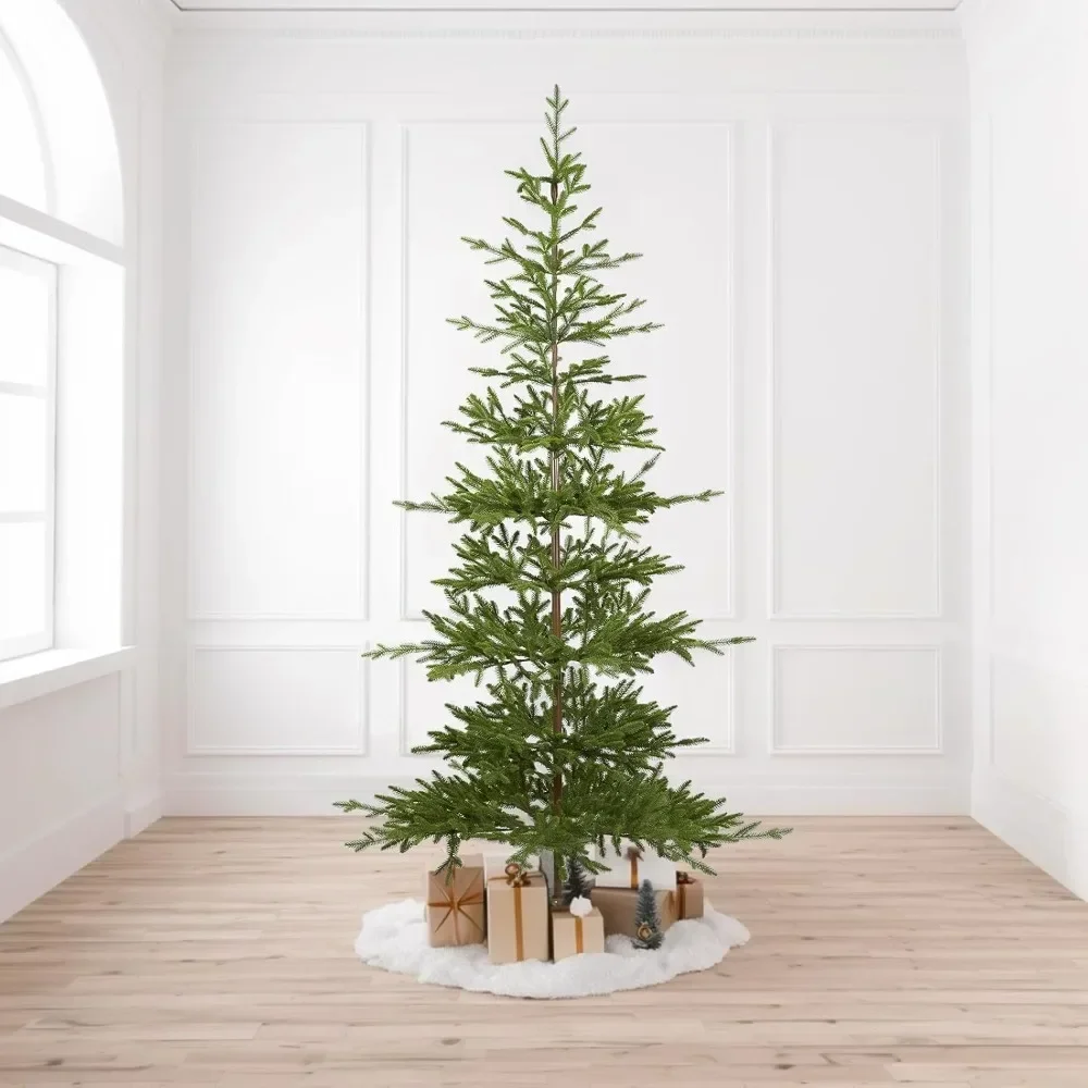 Pre-Lit 7 FT Alpine Fir Artificial Christmas Tree with 300 Clear Lights,XMT-2311-70,Sparse Christmas Tree, Green,for home&office