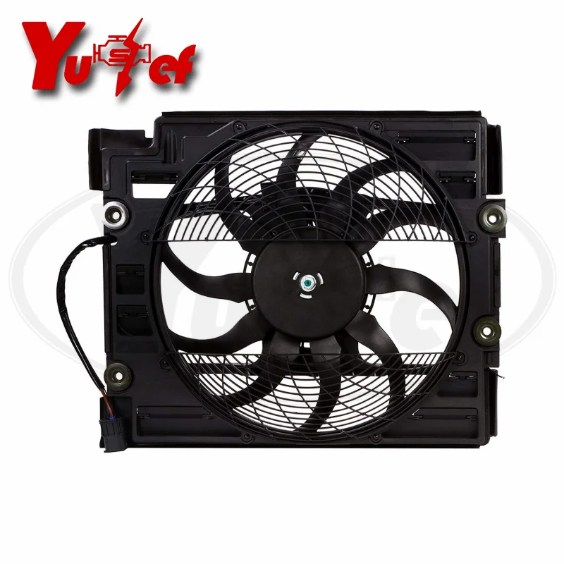 

Quality Cooling Fan Assembly for BMW E39 520 523 525 528 530 540 64506908030 64546919057 64546921395 64548380781 300W 3 PLUGS