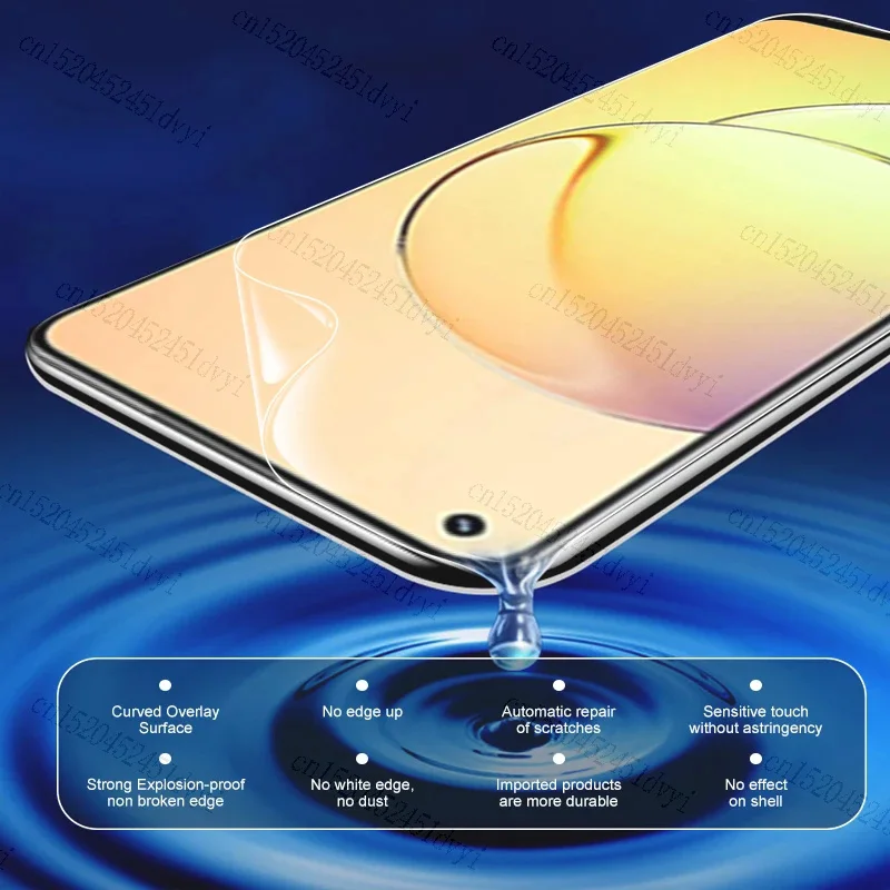 5Pcs Hydrogel Film For Realme X50 X7 X2 Pro XT X X3 Screen Protector on the For Realme GT Neo 2 3 3T Pro Master Protective Film