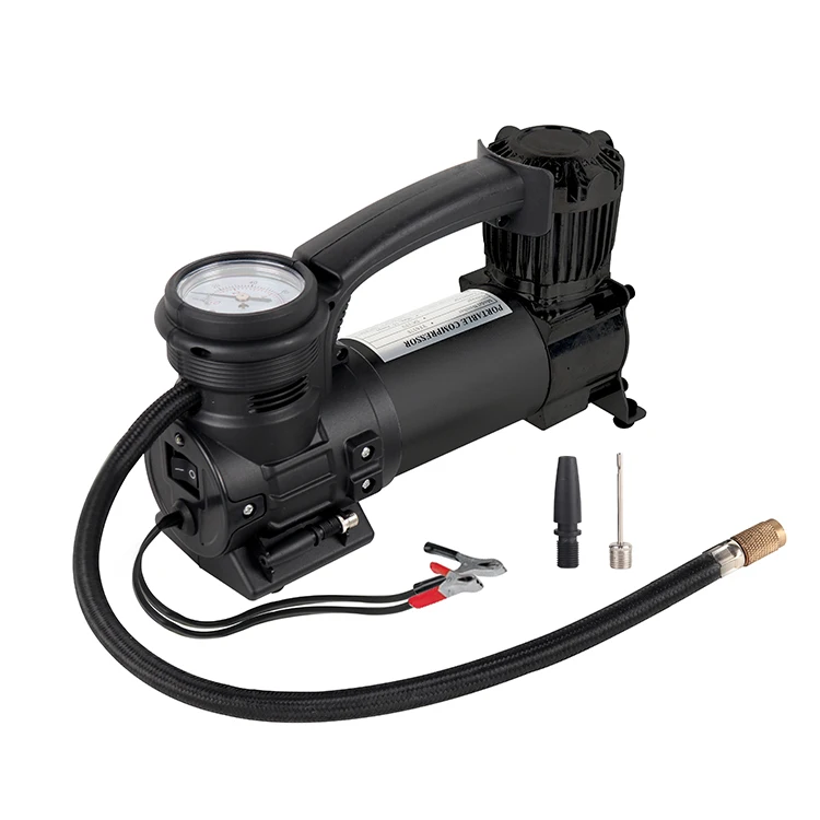 

Handle Portable Car Tire 12v Car Air Compressor Heavy Duty 50L P/M Tire Pump