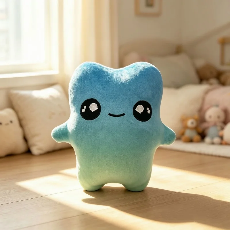 20 cm große Sprite-Plüschpuppe, Spielfigur, gefülltes Kuschelkissen, weich, niedlich, Geburtstagsgeschenk, idealer Begleiter, Sammlerstück, Heimdekoration – Detail 2