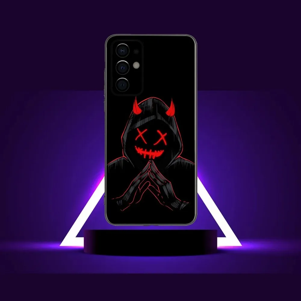 Devil B-Bad Boy Anime  Phone Case For Samsung Galaxy A13,A21s,A22,A31,A32,A52,A53,A71,A80,A91 Soft Black Shell