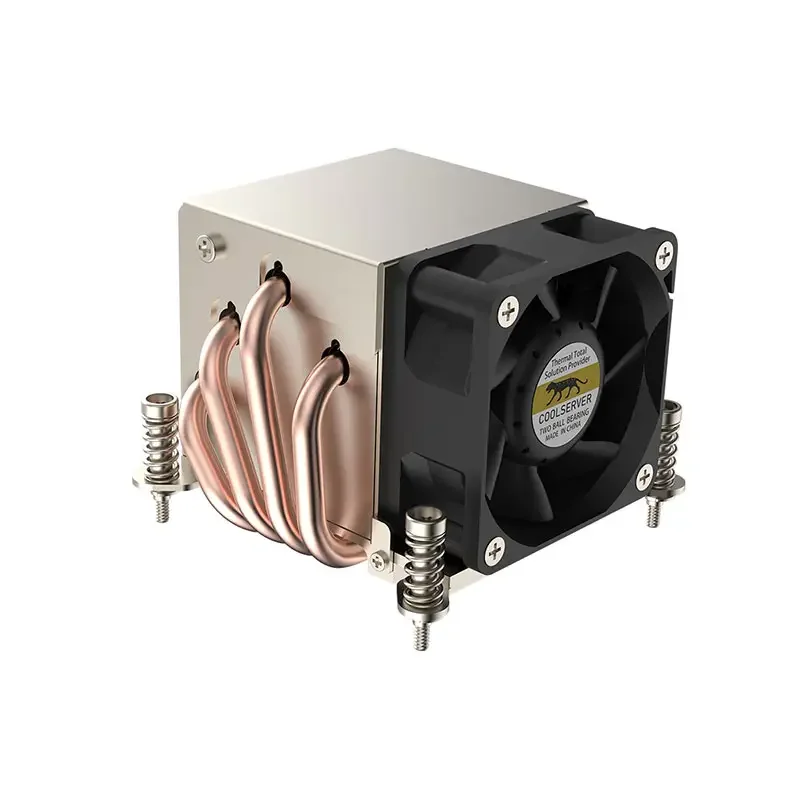 

R64 Server CPU Cooler 180w 4 Heatpipes workstation Radiator PWM 4PIN Cooling Fan for Intel LGA2011 1700 115X AMD AM4