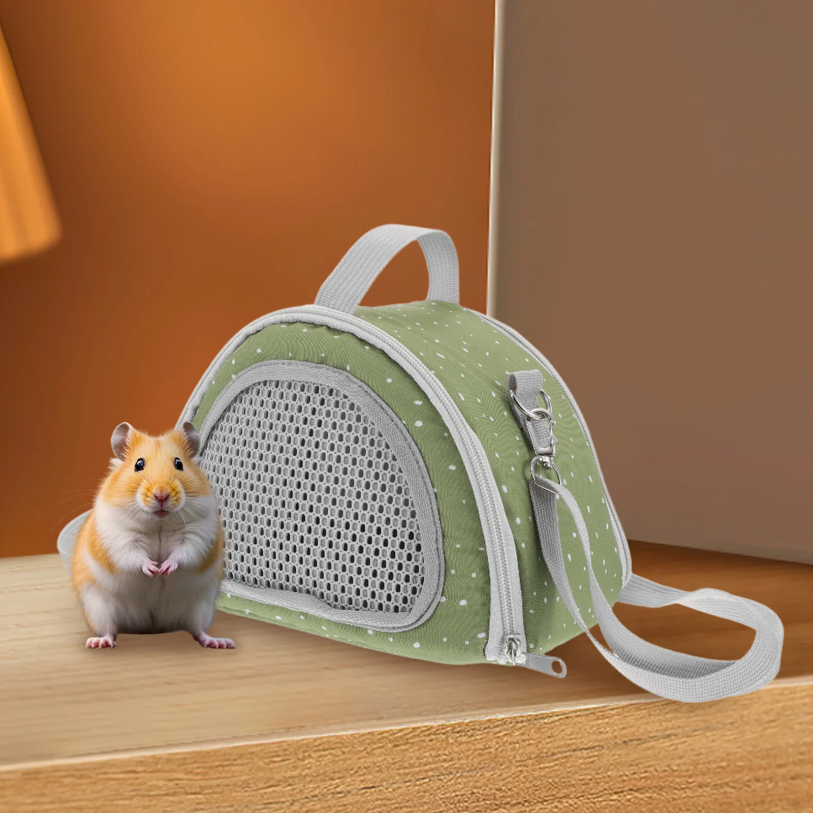 

Small Pet Cross-pack Hamster Travel Bag Portable Bunny Carrier Rat Breathable Small Animal Carrier Lightweight Safety Comfort
