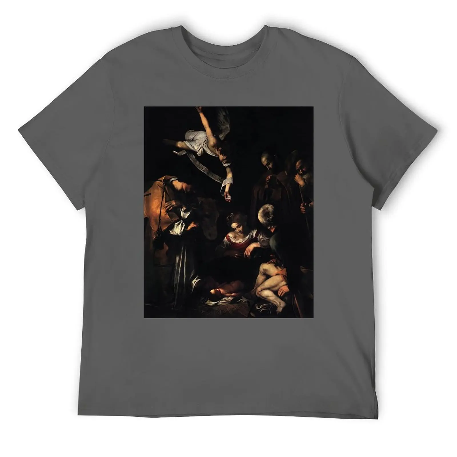 

caravaggio paintings, caravaggio artwork, caravaggio artist T-Shirt Aesthetic clothing Funny t-shirt Men's cotton t-shirt