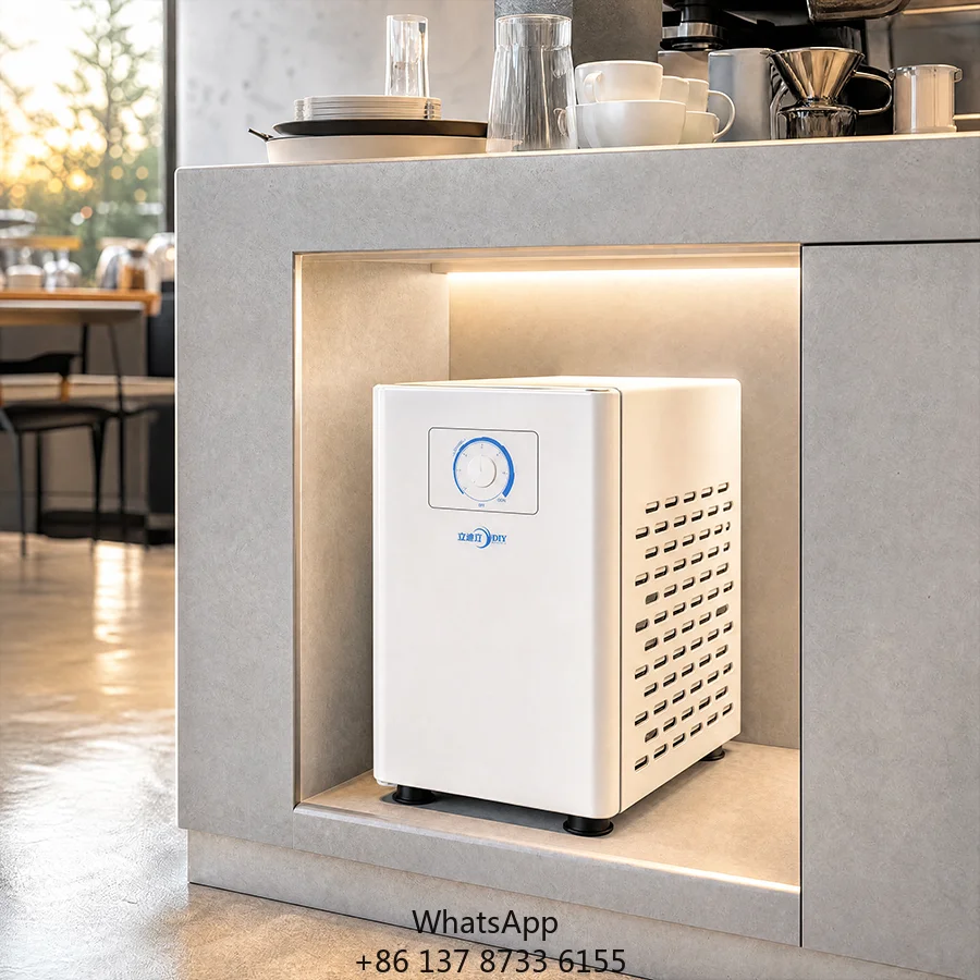 Water Chiller Cooling System Cold Water Stainless Steel 220W RO System Under Sink Desktop Commercial Household Restaurant Use